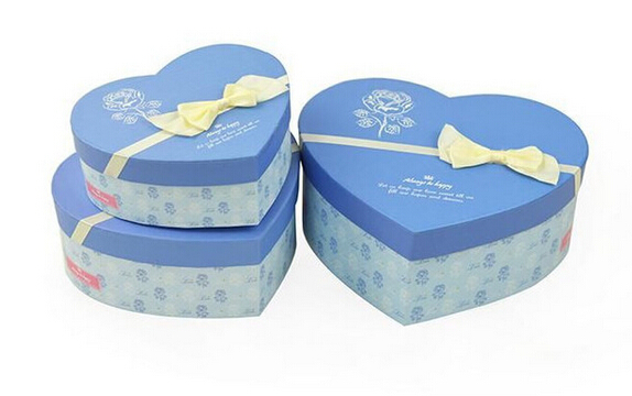 藍(lán)色心形包裝盒 藍(lán)色心形包裝盒
