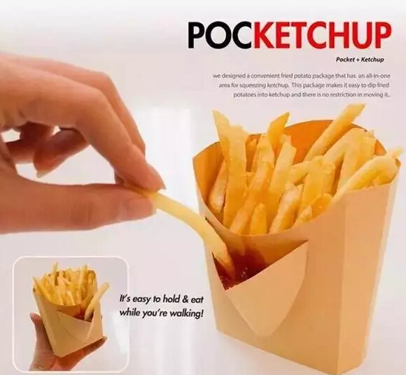 具有護士精神的薯條包裝設計 具有護士精神的薯條包裝設計